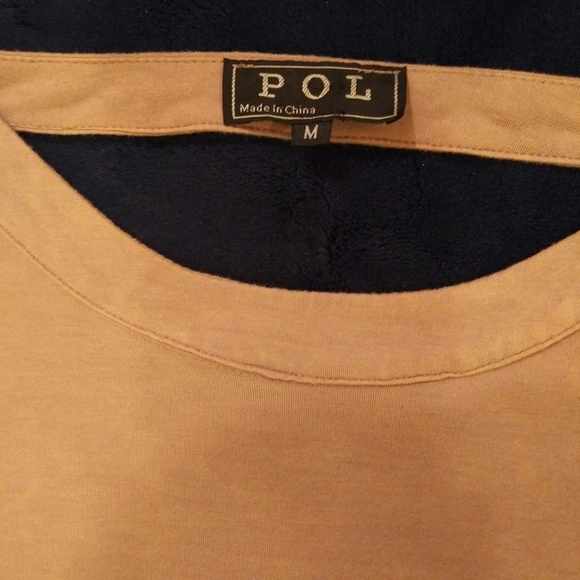 POL Khaki Distressed Short Sleeve Dress - Picture 3 of 10